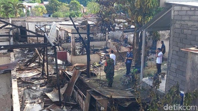 16 Lansia Tewas dalam Kebakaran Panti Werdha Damai di Manado